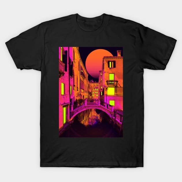 retrowave venice T-Shirt by Danwpap2